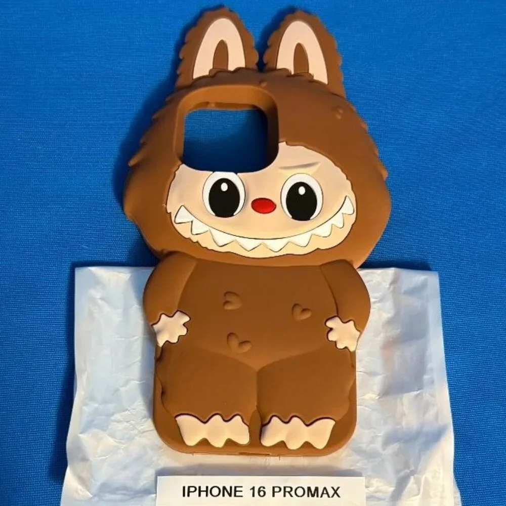 ( THE MONSTERS ~ LABUBU ~ POP MART TYPE ) IPHONE 16 PRO MAX PHONE CASE / COVER
